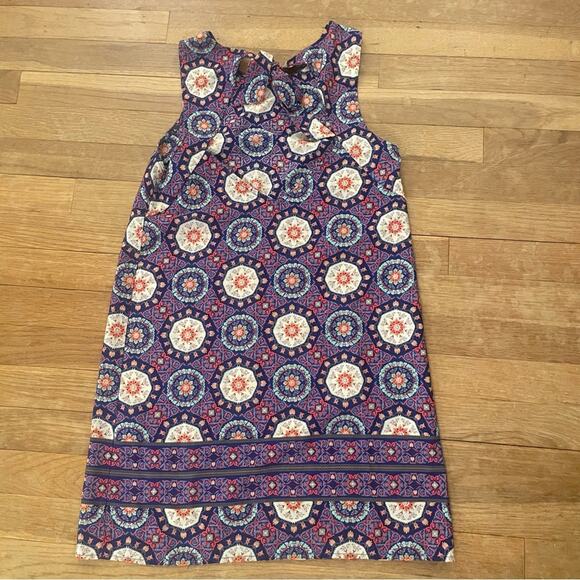 Soprano geometric pattern tie back tunic size extra small XS b23 - Picture 5 of 5